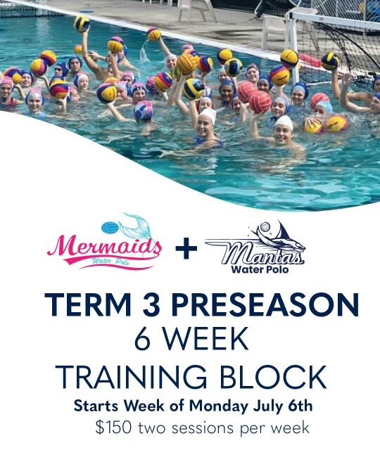 Mermaids and Mantas PreSeason Training Term 3 2024