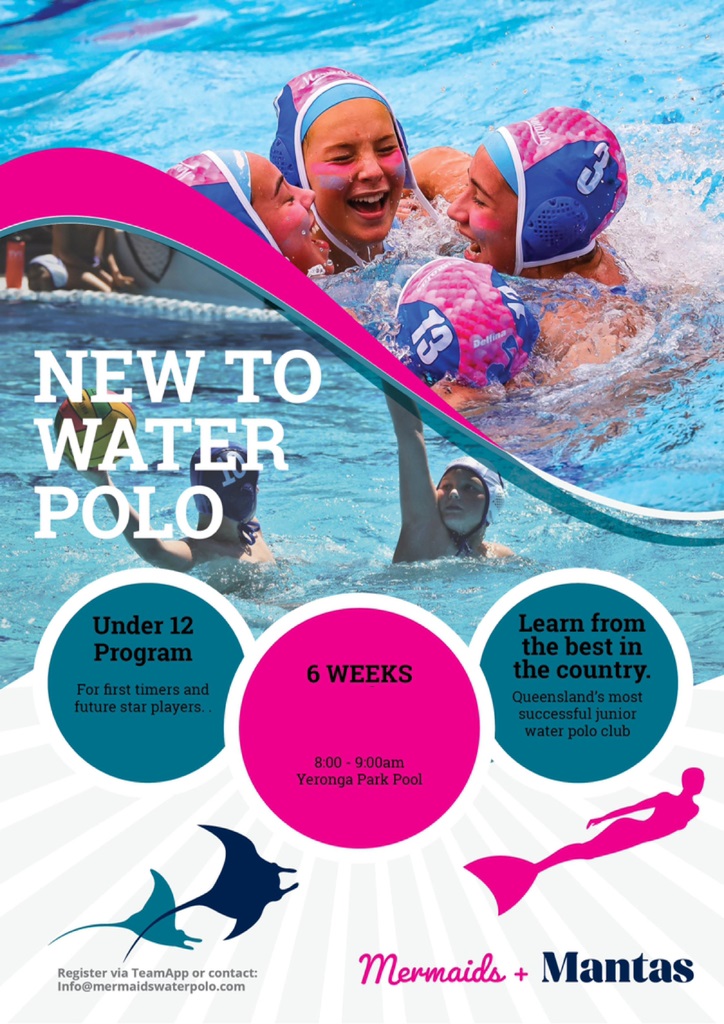 Mermaids and Mantas New to Water Polo